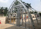 Courbez le bâtiment léger de construction de cadre en acier de forme/bâtiments à pans de bois en acier commerciaux