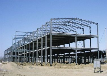 Bâtiments à pans de bois en acier industriels, structures métalliques de mesure de lumière de Hall en métal