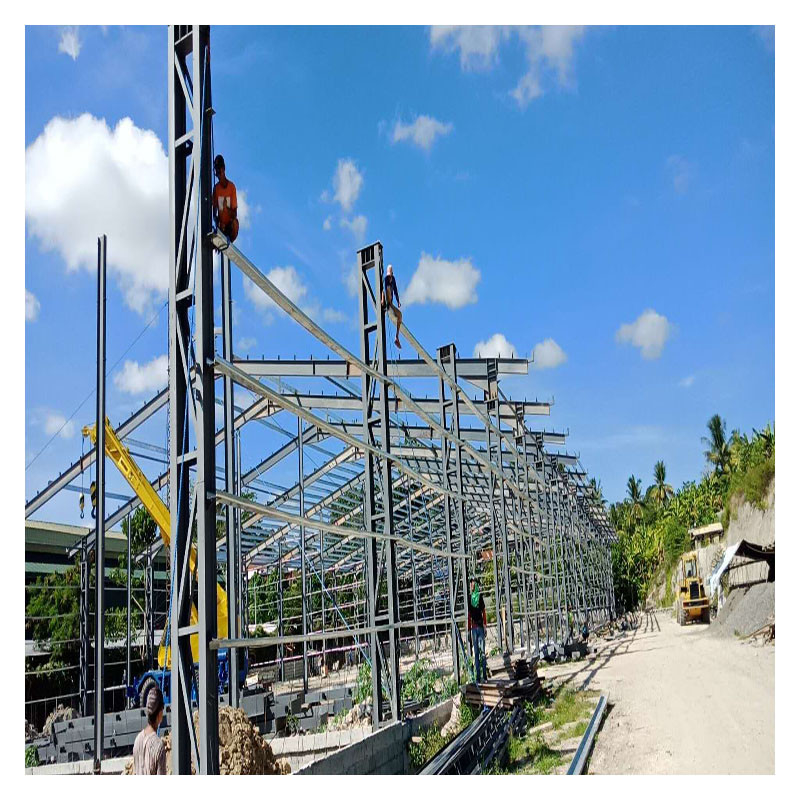La structure d'acier philippine pour une vaste étendue d'atelier d'entrepôt