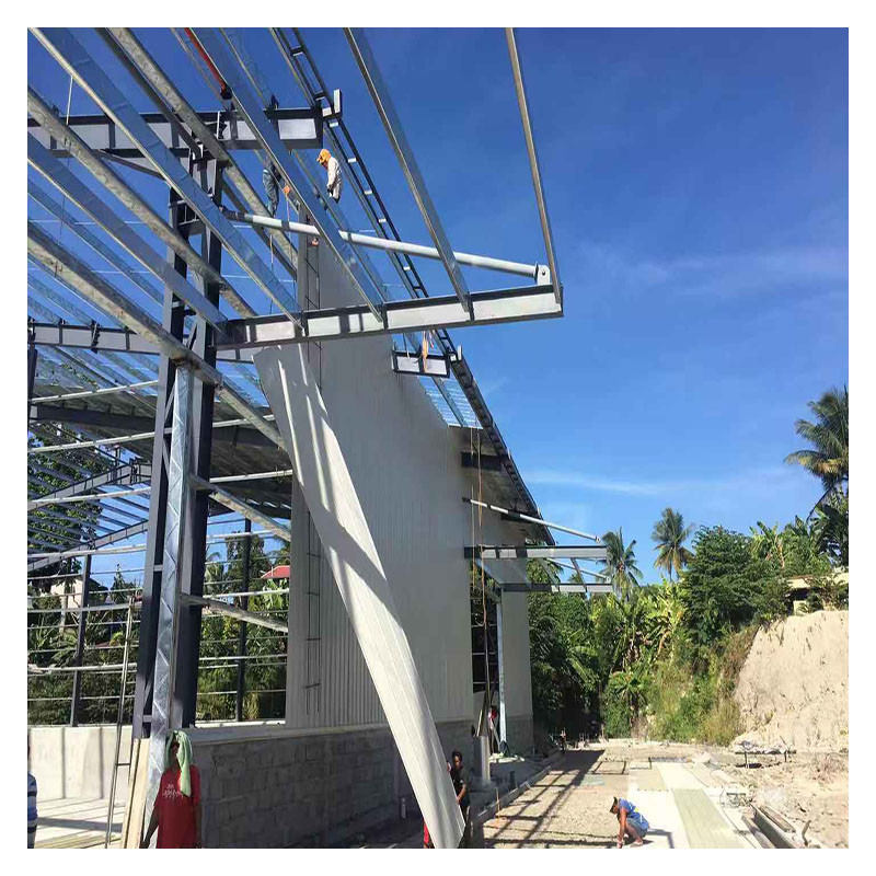 La structure d'acier philippine pour une vaste étendue d'atelier d'entrepôt