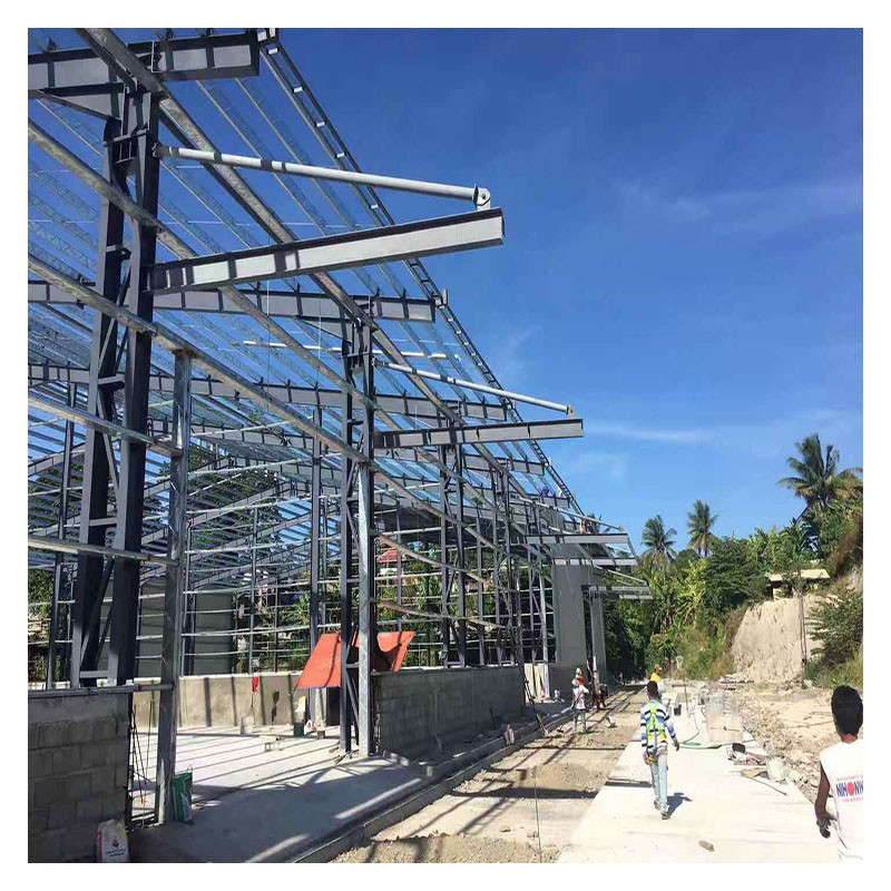 La structure d'acier philippine pour une vaste étendue d'atelier d'entrepôt