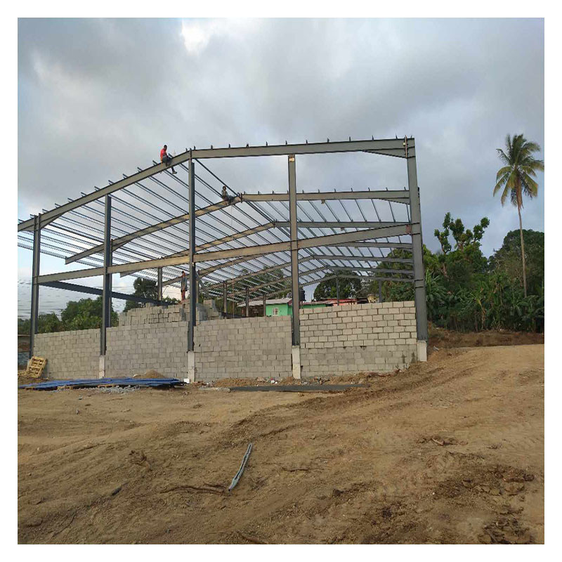 Panamá bâtiment préfabriqué en acier simple et solide destiné à l'entreposage