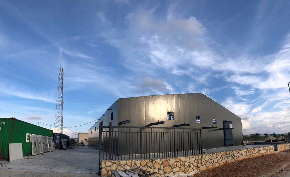 Grande portée, courte période de construction, bâtiment d'usine de structure en acier galvanisé respectueux de l'environnement