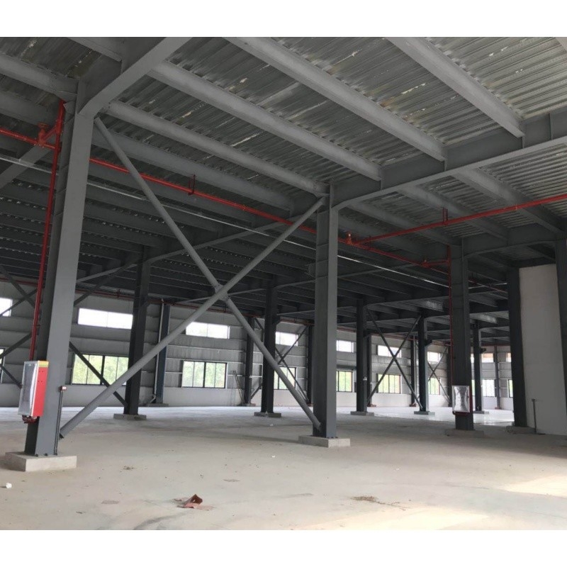 Q235 Construction en métal lourd avec porte roulante électrique et fenêtre en alliage d'aluminium