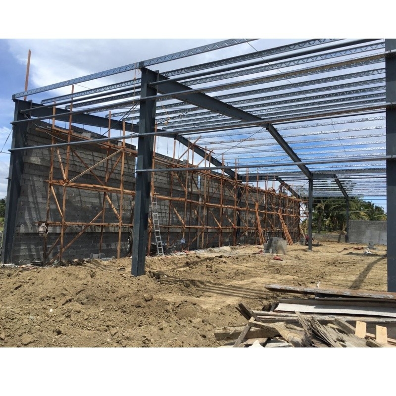 Exportation vers les Philippines Paroi en brique galvanisée à chaud en acier galvanisé en forme de C pour bâtiment d'entrepôt