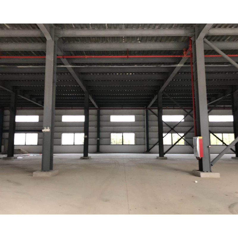 Structure en acier préfabriqué anti-corrosion pour usine de chaîne froide isolée préfabriquée