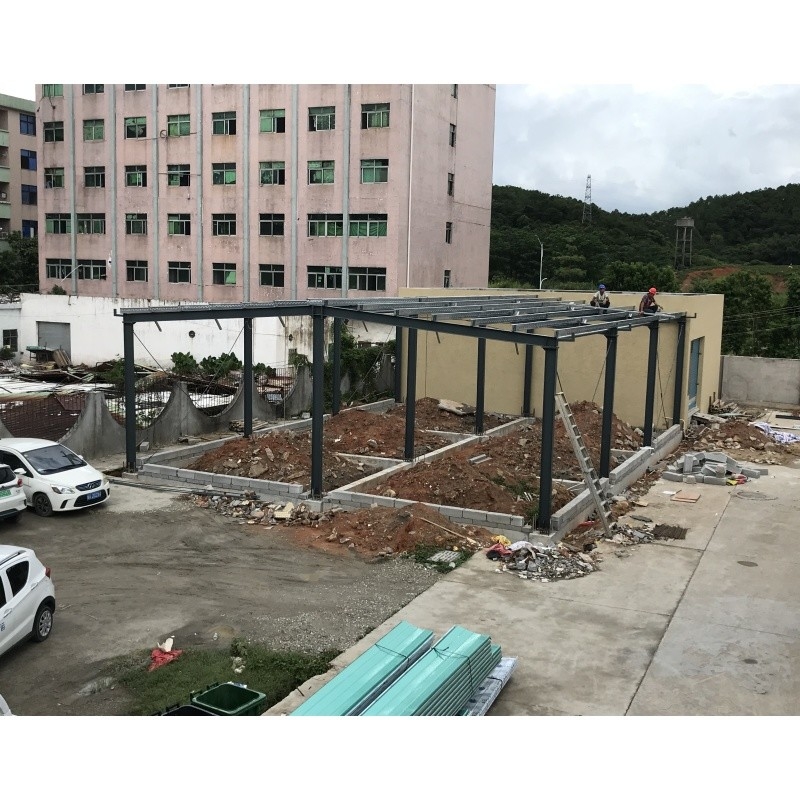 La Chine fabrique des matériaux de construction de structures en acier pour les entrepôts d'entrepôt de métal