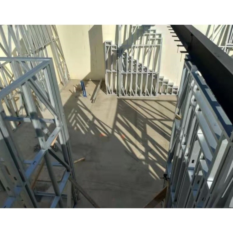 Conception de luxe Chambre en acier maisons préfabriquées Villa en acier préfabriqué Structure en acier léger