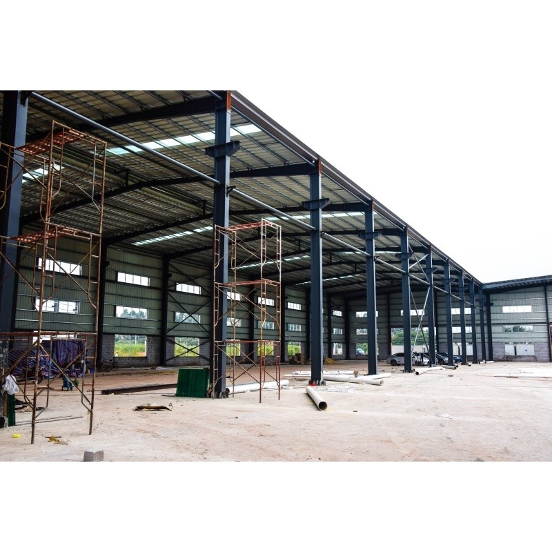 Q345 Matériau galvanisé d'usine préfabriqué Structure en acier pour usine de construction en acier