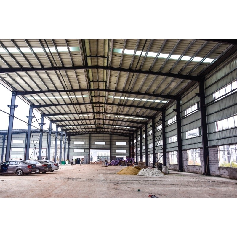 Q345 Matériau galvanisé d'usine préfabriqué Structure en acier pour usine de construction en acier