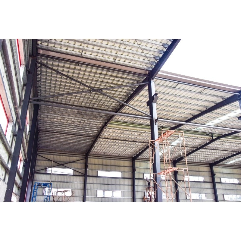 Q345 Matériau galvanisé d'usine préfabriqué Structure en acier pour usine de construction en acier