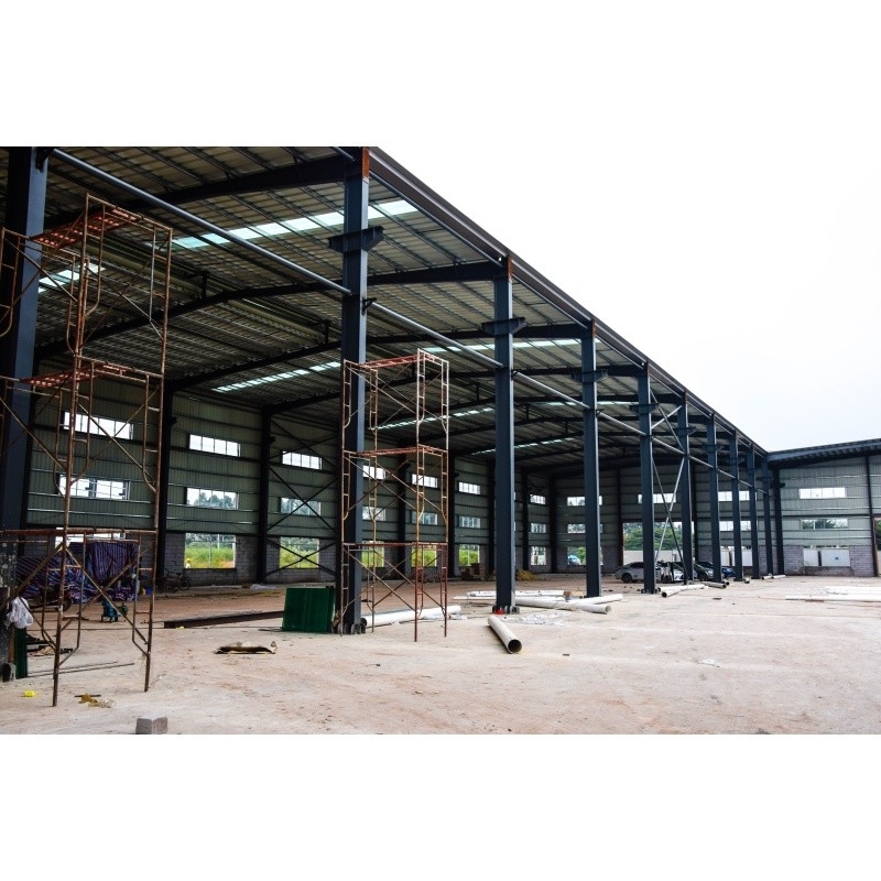 Q345 Matériau galvanisé d'usine préfabriqué Structure en acier pour usine de construction en acier