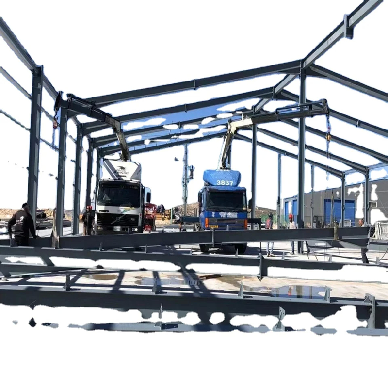 Constructions de structures en acier préfabriquées sur mesure pour les ateliers de stockage de garages commerciaux