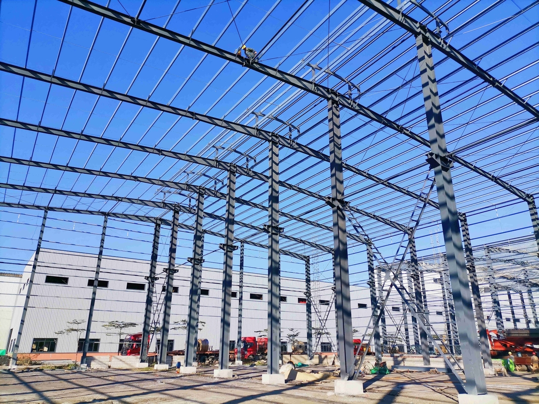 Acier galvanisé à haute résistance de type portail à grande portée pour bâtiment d'usine