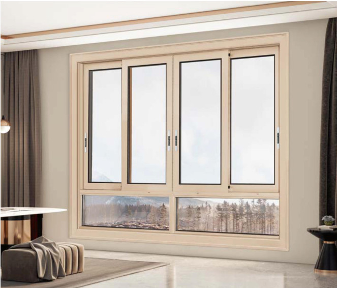 La fenêtre coulissante en alliage d' aluminium isolant thermique de 80 mm est adaptée au balcon, à la cuisine et à d' autres espaces domestiques