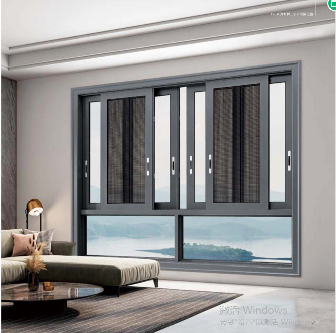 La fenêtre coulissante isolante thermique et acoustique avec écran pour chambre, bureau, balcon, etc.