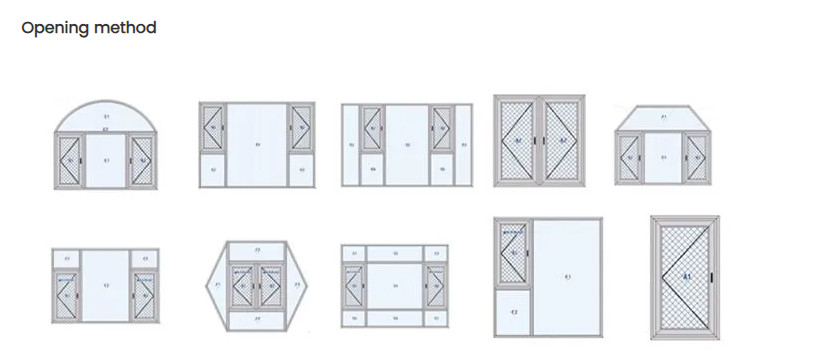 Fenêtres à carénage thermique et ventilé très efficaces pour cuisines, salles de bains, chambres, etc.