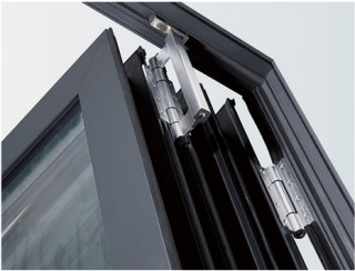 Ventilation et isolation thermique des fenêtres pliantes en alliage d' aluminium pour les studios, les cuisines, les bureaux et autres lieux