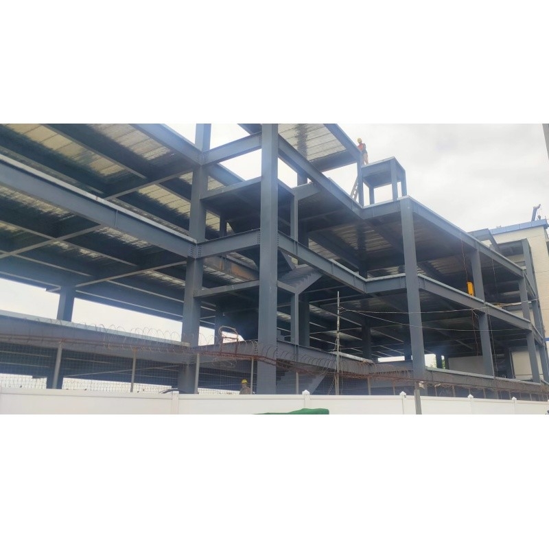 Structure en acier Mezzanine plancher entrepôt Plateforme intérieure en acier Mezzanine pour entrepôt