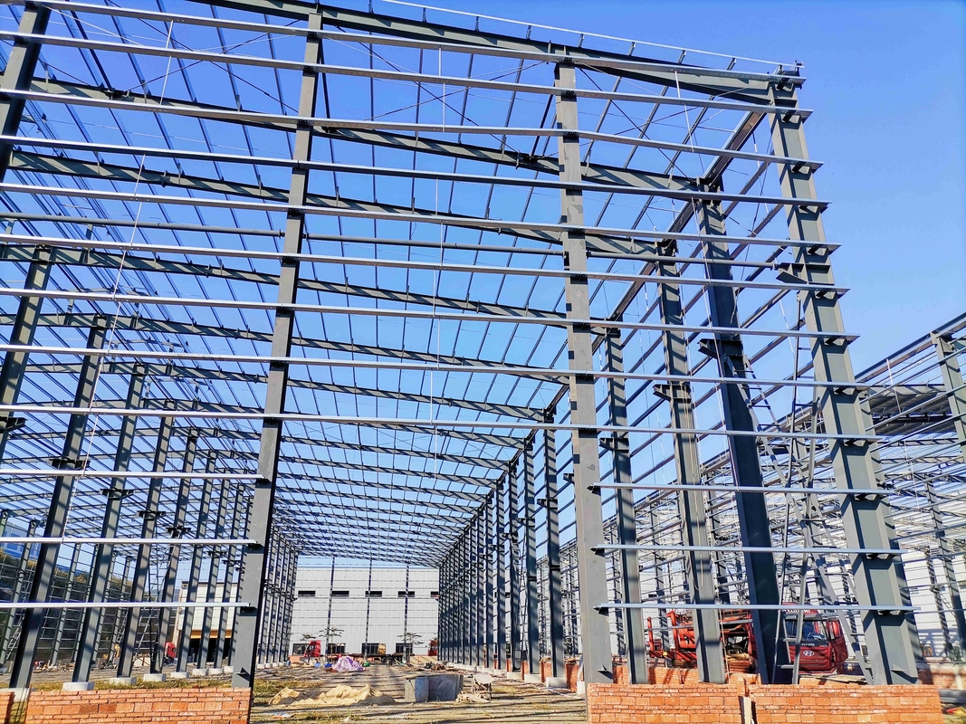 Structure en acier léger de haute qualité bâtiment d'usine cadre pour la production industrielle bâtiment entrepôt
