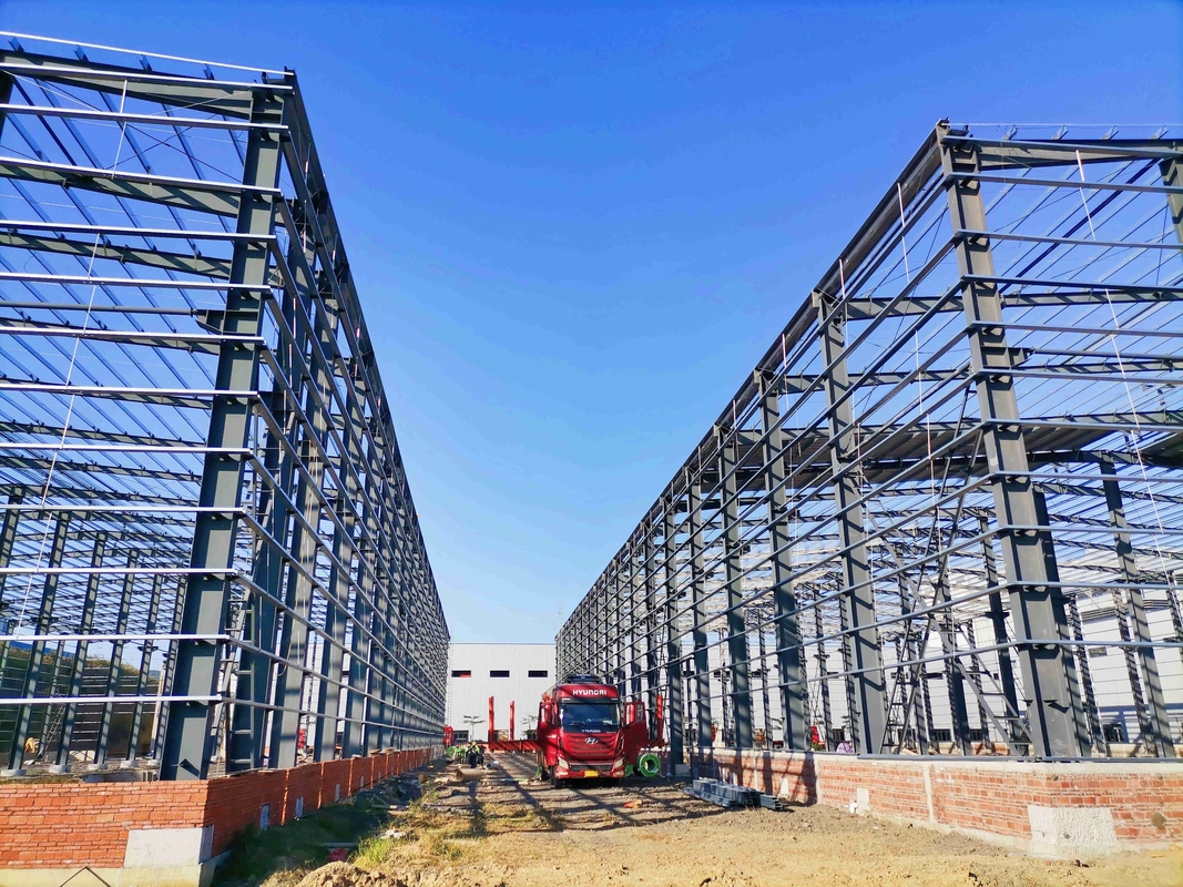 Structure en acier léger de haute qualité bâtiment d'usine cadre pour la production industrielle bâtiment entrepôt