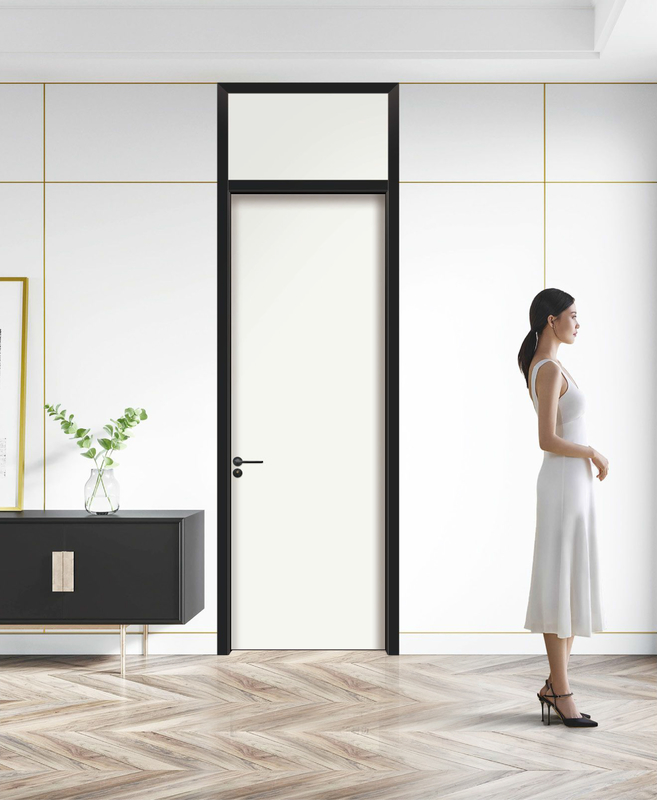 Luxe léger et élégant porte de chambre en cristal de carbone isolation acoustique, étanche à l' humidité et conservation de la chaleur
