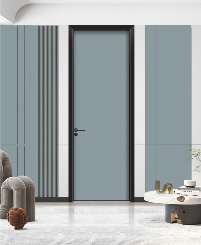 Luxe léger et élégant porte de chambre en cristal de carbone isolation acoustique, étanche à l' humidité et conservation de la chaleur
