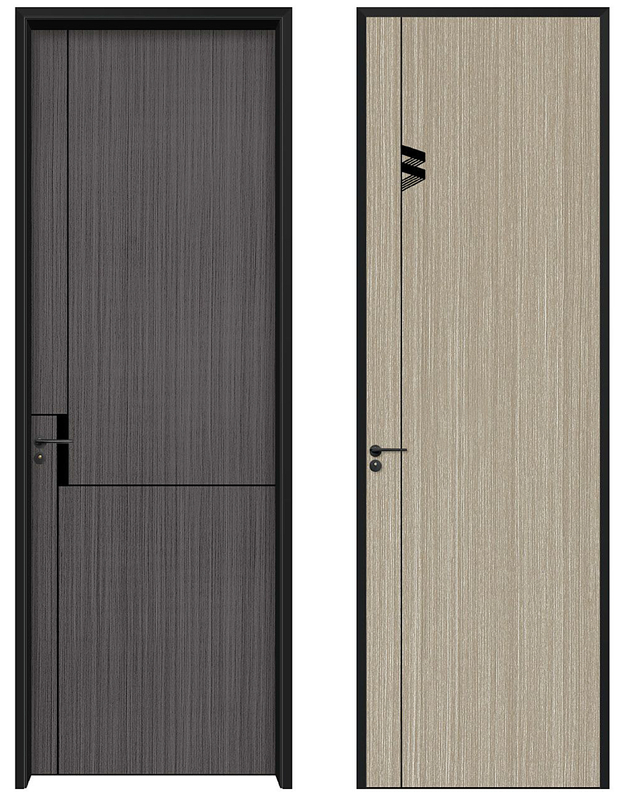 Luxe léger et élégant porte de chambre en cristal de carbone isolation acoustique, étanche à l' humidité et conservation de la chaleur