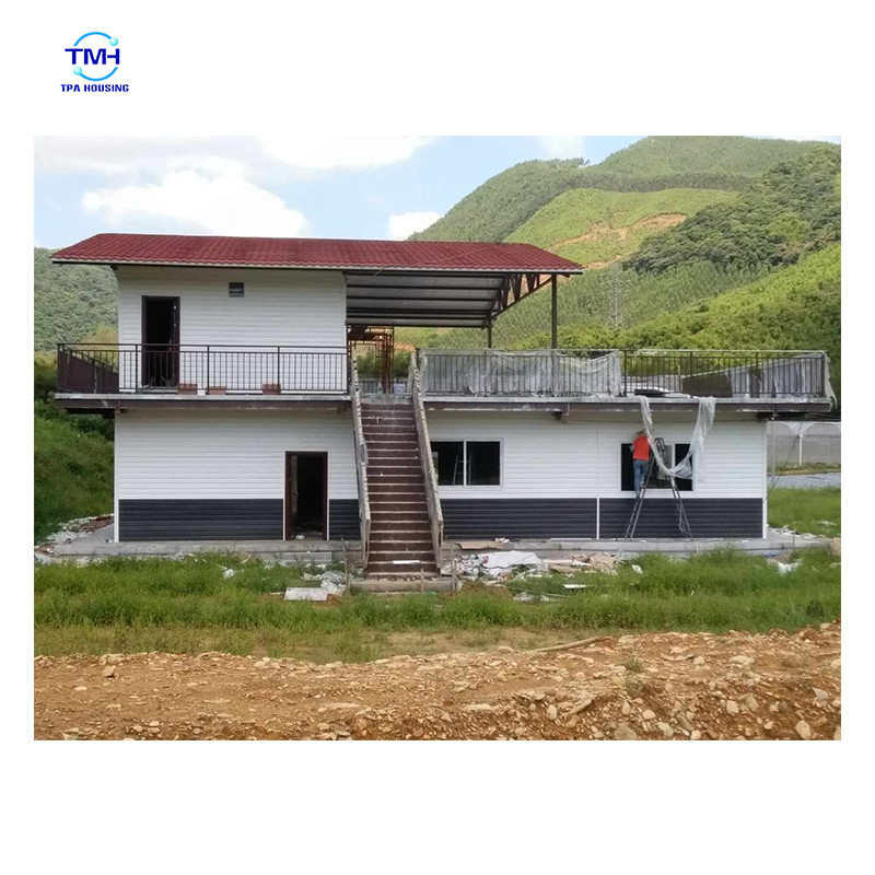 Des maisons en acier de conception modernisée pour des villas en acier léger personnalisées