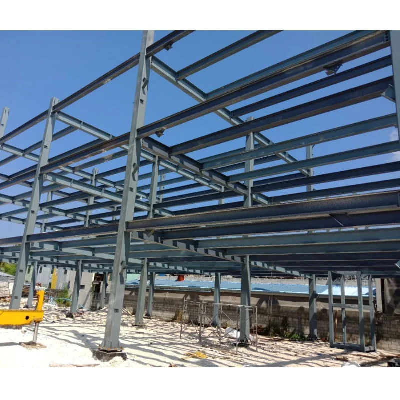 Maison en acier préfabriqué à haute résistance au feu pour OEM 100/50 mm Panneau ALC / Panneau WPC / Paroi extérieur en fibre Cem Inclus
