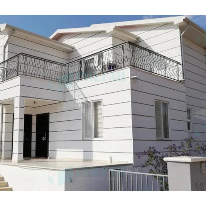 Maison préfabriquée pour villa de haute qualité en acier léger facile à assembler 2 étages