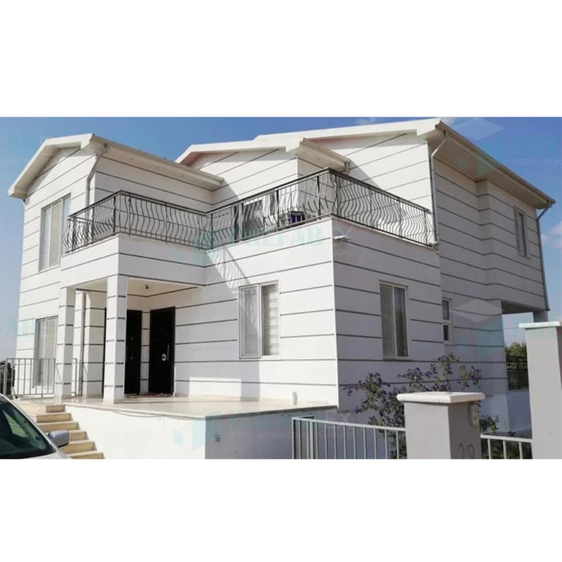 Maison préfabriquée pour villa de haute qualité en acier léger facile à assembler 2 étages